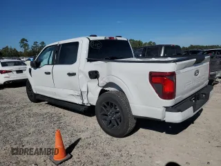 2024 Ford F-150 STX with VIN 1FTEW2KP2RKE14473, listed as a Copart auction lot 81508024 with 1,837 mi miles and Salvage Title. Bid and sale history available at carsss.com. Image 2.
