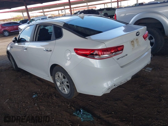 2017 Kia Optima LX with VIN 5XXGT4L37HG176394, listed as a IAAI auction lot 42397417 with 82,310 mi miles and . Bid and sale history available at DreamBid. Image 3.