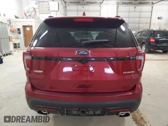 2016 Ford Explorer Sport with VIN 1FM5K8GT0GGA68312, listed as a Copart auction lot 51219855 with 87,337 mi miles and Salvage Title. Bid and sale history available at carsss.com. Image 6.