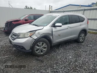 2012 Honda CR-V EX-L with VIN 2HKRM4H71CH613465, listed as a Copart auction lot 61411945 with 154,193 mi miles and Salvage title. Bid and sale history available at DreamBid. Image 1.