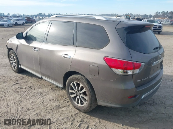 2014 Nissan Pathfinder Platinum with VIN 5N1AR2MMXEC623730, listed as a IAAI auction lot 41667666 with 206,630 mi miles and . Bid and sale history available at DreamBid. Image 3.