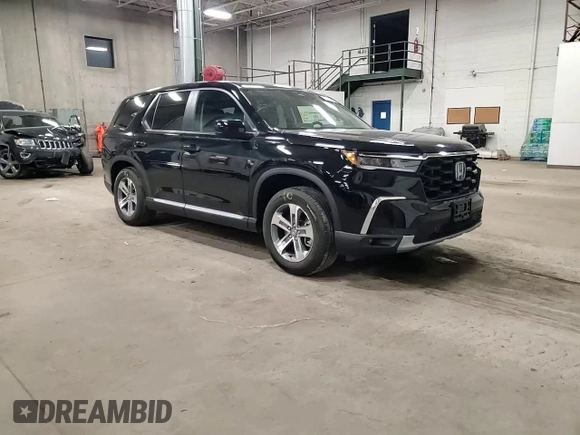 2025 Honda Pilot EX-L with VIN 5FNYG1H47SB070692, listed as a Copart auction lot 43446285 with 2,933 mi miles and Salvage Title. Bid and sale history available at carsss.com. Image 12.