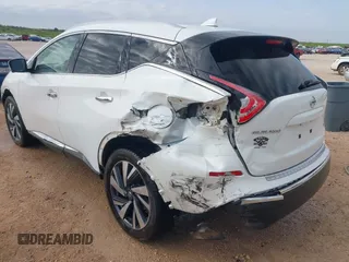 2018 Nissan Murano SV with VIN 5N1AZ2MG9JN167292, listed as a IAAI auction lot 42007243 with 141,191 mi miles and . Bid and sale history available at carsss.com. Image 6.