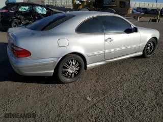 2002 Mercedes-Benz CLK-Class AMG with VIN WDBLJ74G62T095979, listed as a Copart auction lot 41872895 with 98,556 mi miles and Salvage Title. Bid and sale history available at carsss.com. Image 3.