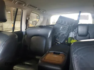 2012 Infiniti QX56 7-passenger with VIN JN8AZ2NF9C9517904, listed as a Copart auction lot 49315055 with 0 mi miles and Salvage Title. Bid and sale history available at carsss.com. Image 10.