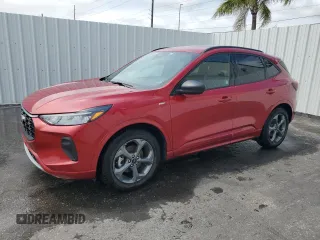 2024 Ford Escape ST-Line with VIN 1FMCU0MN3RUA44678, listed as a Copart auction lot 52293305 with 27,471 mi miles and Non Repairable. Bid and sale history available at DreamBid. Image 1.