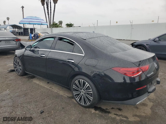 2021 Mercedes-Benz CLA with VIN W1K5J4GBXMN151685, listed as a Copart auction lot 48045045 with 77,257 mi miles and Salvage Title. Bid and sale history available at carsss.com. Image 2.