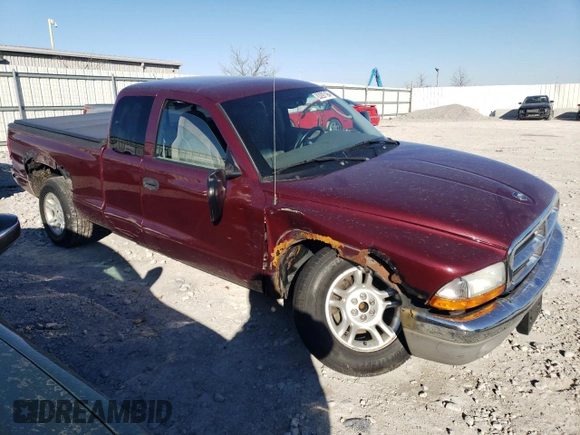 2003 Dodge Dakota SLT with VIN 1D7HL42N23S226033, listed as a Copart auction lot 83297194 with 0 mi miles and Salvage Title. Bid and sale history available at carsss.com. Image 4.