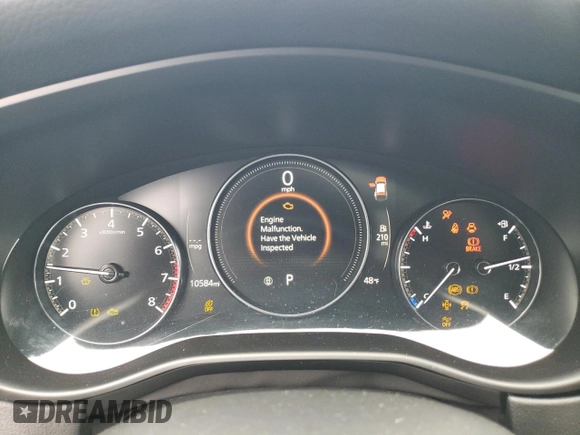 2024 Mazda CX-50 S Premium with VIN 7MMVABDM9RN233239, listed as a Copart auction lot 50028865 with 10,584 mi miles and Salvage Title. Bid and sale history available at DreamBid. Image 9.