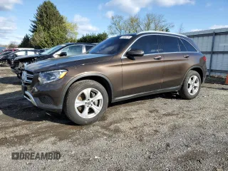 2018 Mercedes-Benz GLC with VIN WDC0G4KB1JV047781, listed as a Copart auction lot 51684575 with 81,349 mi miles and Salvage Title. Bid and sale history available at carsss.com. Image 1.