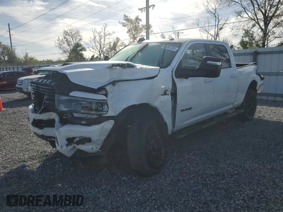 2023 Ram 2500 Laramie with VIN 3C6UR5FL3PG540686, listed as a Copart auction lot 42392365 with 36,539 mi miles and Non Repairable. Bid and sale history available at carsss.com. Image 1.