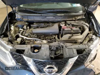 2015 Nissan Rogue SV with VIN KNMAT2MV3FP586481, listed as a Copart auction lot 53128015 with 124,834 mi miles and Salvage Title. Bid and sale history available at carsss.com. Image 12.