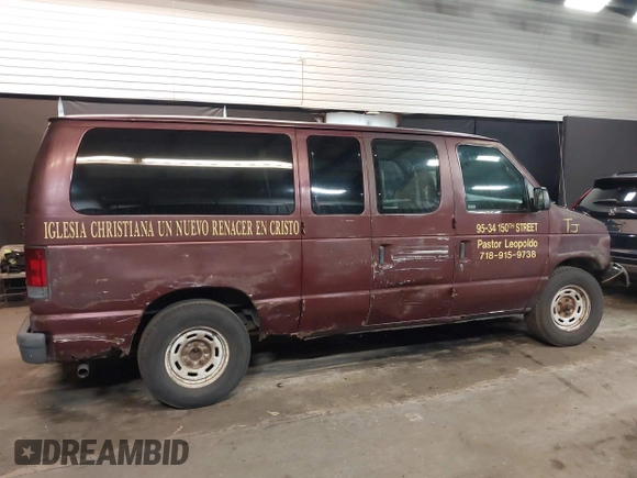 2004 Ford Econoline Cargo with VIN 1FTRE14WX4HA29431, listed as a IAAI auction lot 41651440 with 247,750 mi miles. Bid and sale history available at carsss.com. Image 13.