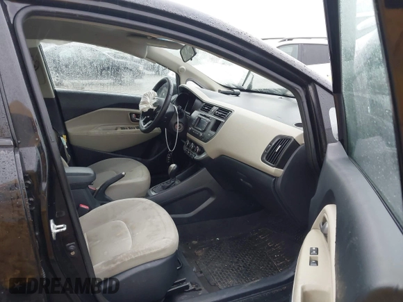 2012 Kia Rio EX with VIN KNADN5A39C6013756, listed as a IAAI auction lot 41560330 with 157,365 mi miles. Bid and sale history available at carsss.com. Image 5.