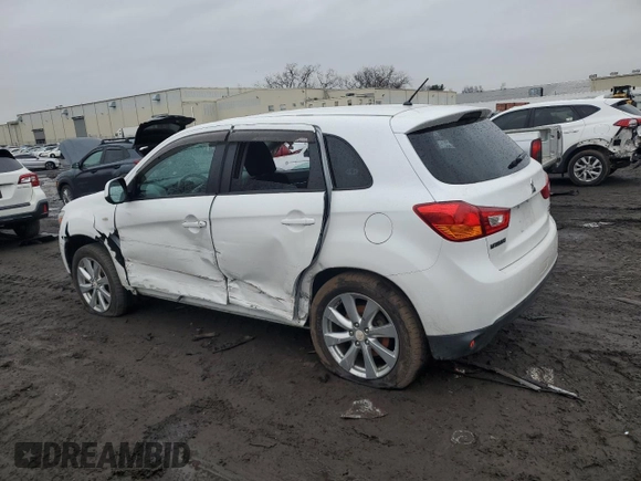 2015 Mitsubishi Outlander Sport 2.4 ES with VIN 4A4AR3AW5FE058205, listed as a Copart auction lot 46650375 with 0 mi miles and Salvage Title. Bid and sale history available at carsss.com. Image 2.