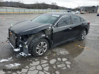 2016 Honda Civic Sedan LX with VIN 19XFC2F56GE205470, listed as a Copart auction lot 46096395 with 131,531 mi miles and Salvage Title. Bid and sale history available at carsss.com. Image 1.