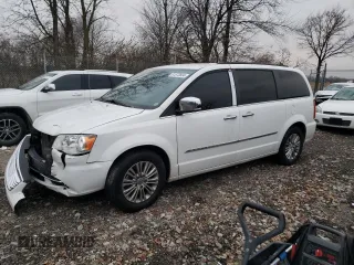 2015 Chrysler Town & Country Touring-L with VIN 2C4RC1CG2FR697750, listed as a Copart auction lot 81573604 with 168,701 mi miles and Salvage Title. Bid and sale history available at carsss.com. Image 1.