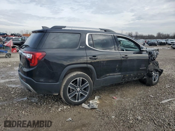 2020 GMC Acadia SLT with VIN 1GKKNMLS9LZ221258, listed as a Copart auction lot 45499875 with 79,770 mi miles and Salvage Title. Bid and sale history available at DreamBid. Image 3.