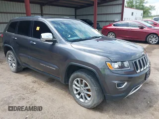 2014 Jeep Grand Cherokee Limited with VIN 1C4RJFBG5EC431229, listed as a IAAI auction lot 42436481 with 102,442 mi miles and . Bid and sale history available at DreamBid. Image 1.
