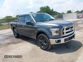 2017 Ford F-150 XL with VIN 1FTEW1EG2HFC04551, listed as a IAAI auction lot 42200757 with 128,455 mi miles. Bid and sale history available at carsss.com. Image 1.