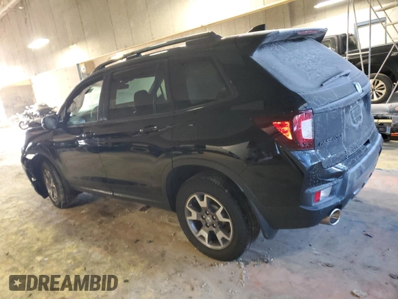 2023 Honda Passport TrailSport with VIN 5FNYF8H66PB028373, listed as a Copart auction lot 44258865 with 23,951 mi miles and Salvage Title. Bid and sale history available at carsss.com. Image 2.