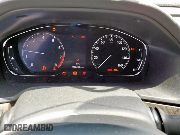 2019 Honda Accord Touring with VIN 1HGCV2F91KA003035, listed as a Copart auction lot 60393205 with 38,386 mi miles and Salvage title. Bid and sale history available at DreamBid. Image 9.