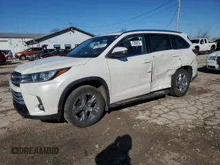2019 Toyota Highlander Limited z VIN 5TDDZRFH6KS939498, wystawiony jako Copart lot #47868055 z przebiegiem 66 417 mil mil oraz Szkoda całkowita • Salvage title. Historia ofert i sprzedaży dostępna na DreamBid. Obrazek 1.