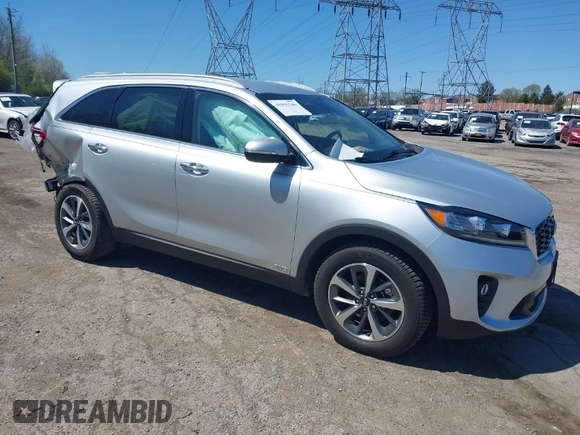 2019 Kia Sorento EX V6 with VIN 5XYPHDA52KG564867, listed as a IAAI auction lot 41991146 with 70,458 mi miles. Bid and sale history available at carsss.com. Image 1.