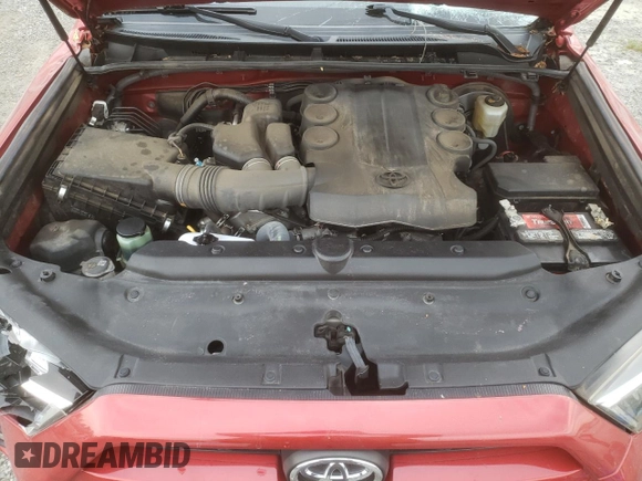 2018 Toyota 4Runner SR5 with VIN JTEZU5JR3J5187224, listed as a Copart auction lot 57596355 with 77,261 mi miles and Salvage title. Bid and sale history available at DreamBid. Image 12.