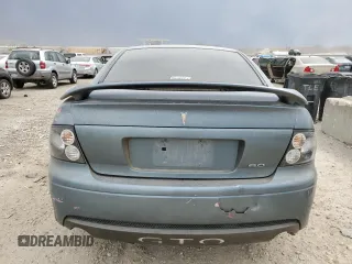 2006 Pontiac GTO with VIN 6G2VX12UX6L568021, listed as a Copart auction lot 48713835 with 0 mi miles and Salvage Title. Bid and sale history available at carsss.com. Image 6.