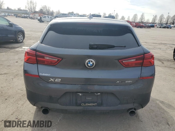 2018 BMW X2 xDrive28i with VIN WBXYJ5C39JEF78742, listed as a Copart auction lot 44026635 with Not Provided miles and Salvage Title. Bid and sale history available at carsss.com. Image 6.