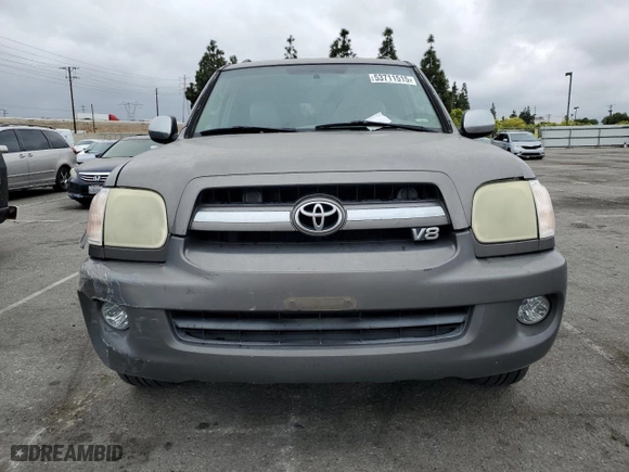 2007 Toyota Sequoia Limited with VIN 5TDZT38A67S292449, listed as a Copart auction lot 53711515 with 81,876 mi miles and Clean Title. Bid and sale history available at carsss.com. Image 5.