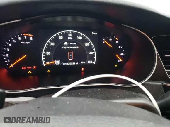 2015 Kia Cadenza Premium with VIN KNALN4D74F5182985, listed as a Copart auction lot 82197034 with 120,231 mi miles and Salvage Title. Bid and sale history available at carsss.com. Image 9.