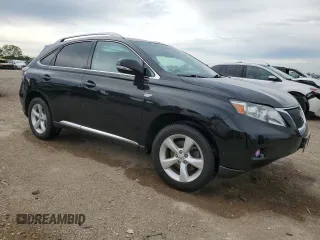 2012 Lexus RX 350 with VIN 2T2ZK1BA7CC083803, listed as a Copart auction lot 58157925 with 110,048 mi miles and Salvage title. Bid and sale history available at DreamBid. Image 4.