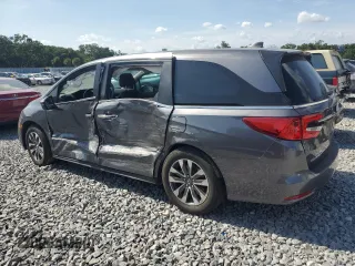 2023 Honda Odyssey EX-L z VIN 5FNRL6H60PB058132, wystawiony jako Copart lot #57802385 z przebiegiem 17 248 mil mil oraz Szkoda całkowita • Salvage title. Historia ofert i sprzedaży dostępna na DreamBid. Obrazek 2.