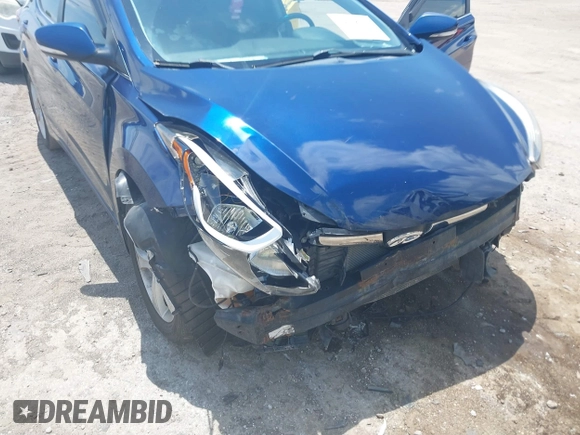 2016 Hyundai Elantra SE with VIN 5NPDH4AE9GH796997, listed as a IAAI auction lot 42185019 with 85,448 mi miles and . Bid and sale history available at DreamBid. Image 6.