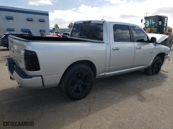 2010 Dodge Ram 1500 SLT with VIN 1D7RB1CT6AS118157, listed as a Copart auction lot 45208405 with 188,739 mi miles and Salvage Title. Bid and sale history available at carsss.com. Image 3.