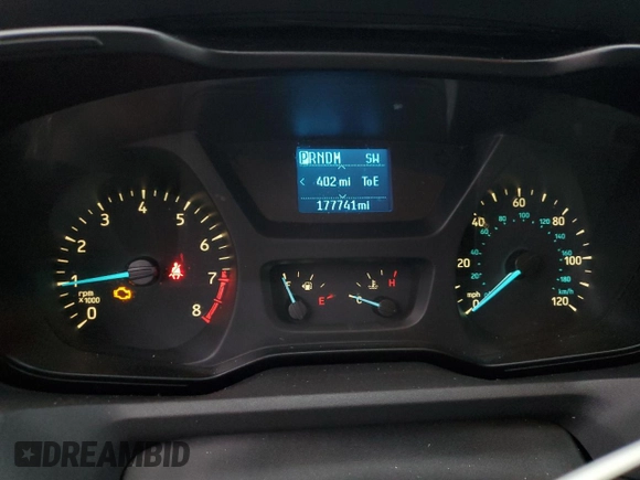 2016 Ford Transit Cargo z VIN 1FTYE1YM4GKA61271, wystawiony jako Copart lot #87135384 z przebiegiem 177 741 mil mil oraz Szkoda całkowita • Salvage title. Historia ofert i sprzedaży dostępna na DreamBid. Obrazek 9.