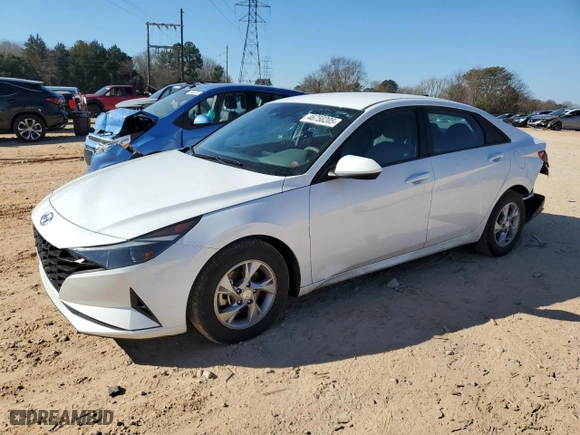 2021 Hyundai Elantra SE with VIN 5NPLL4AG6MH038185, listed as a Copart auction lot 46758205 with 82,248 mi miles and Salvage Title. Bid and sale history available at carsss.com. Image 1.