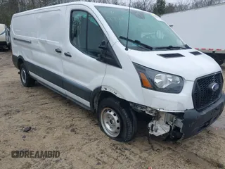 2023 Ford Transit Cargo with VIN 1FTBR1Y80PKA22691, listed as a IAAI auction lot 41789744 with 35,748 mi miles and . Bid and sale history available at DreamBid. Image 6.