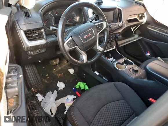 2019 GMC Terrain SLE with VIN 3GKALMEV4KL232165, listed as a Copart auction lot 58780225 with 82,117 mi miles and Salvage title. Bid and sale history available at DreamBid. Image 8.