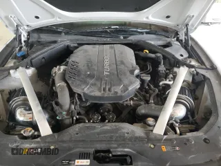 2019 Genesis G70 3.3T Advanced with VIN KMTG34LE8KU042482, listed as a Copart auction lot 45921005 with 0 mi miles and Salvage Title. Bid and sale history available at carsss.com. Image 11.