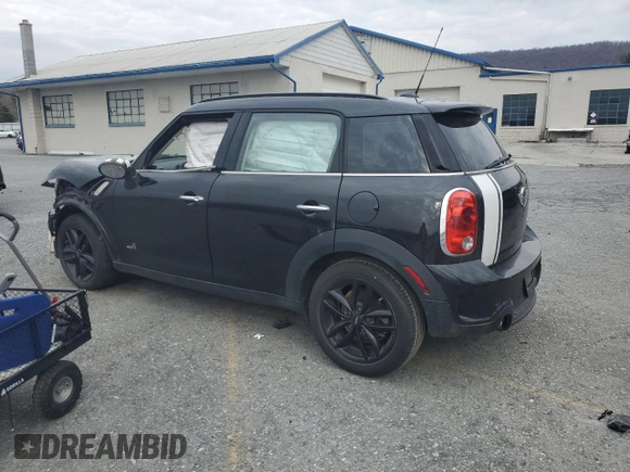 2012 MINI Countryman S with VIN WMWZC5C52CWL56578, listed as a Copart auction lot 51097735 with Not Provided miles and Salvage Title. Bid and sale history available at DreamBid. Image 2.