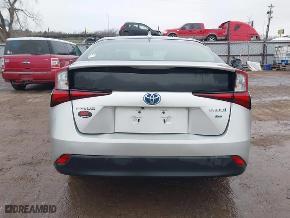 2019 Toyota Prius L Eco with VIN JTDKARFU3K3081100, listed as a IAAI auction lot 38896610 with 79,542 mi miles. Bid and sale history available at carsss.com. Image 16.