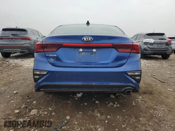 2021 Kia Forte LXS with VIN 3KPF24AD9ME385097, listed as a Copart auction lot 60502335 with 60,673 mi miles and Salvage title. Bid and sale history available at DreamBid. Image 6.