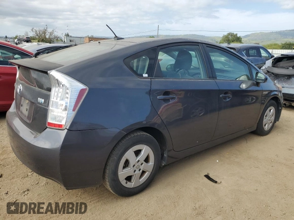 2010 Toyota Prius II with VIN JTDKN3DU4A0040818, listed as a Copart auction lot 53469145 with Not Provided miles and Clean Title. Bid and sale history available at DreamBid. Image 3.