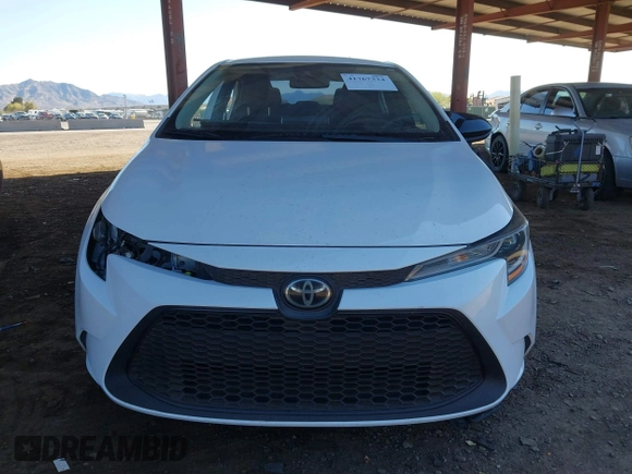 2020 Toyota Corolla LE with VIN 5YFEPRAE2LP144904, listed as a IAAI auction lot 41767334 with 94,364 mi miles. Bid and sale history available at carsss.com. Image 13.