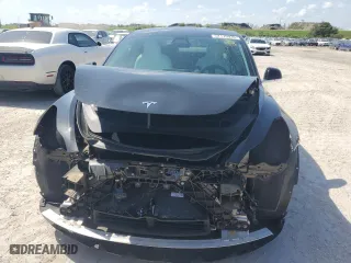 2019 Tesla Model 3 Long Range with VIN 5YJ3E1EB8KF391286, listed as a Copart auction lot 52175035 with 25,384 mi miles and Salvage Title. Bid and sale history available at carsss.com. Image 5.