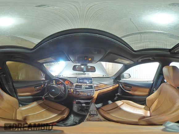 2013 BMW 3 Series 335i xDrive with VIN WBA3B9C51DJ465760, listed as a Copart auction lot 49573555 with 88,234 mi miles and Salvage Title. Bid and sale history available at carsss.com. Image 14.
