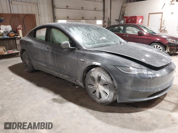 2025 Tesla Model 3 Long Range with VIN 5YJ3E1EA4SF913869, listed as a IAAI auction lot 41416608 with 1,141 mi miles and . Bid and sale history available at DreamBid. Image 1.